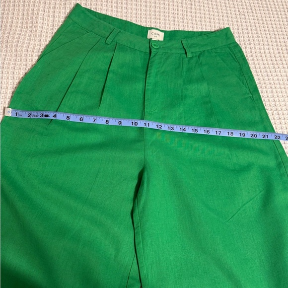 Cami NYC Vibrant Green Wide-Leg Pants - Picture 6 of 12